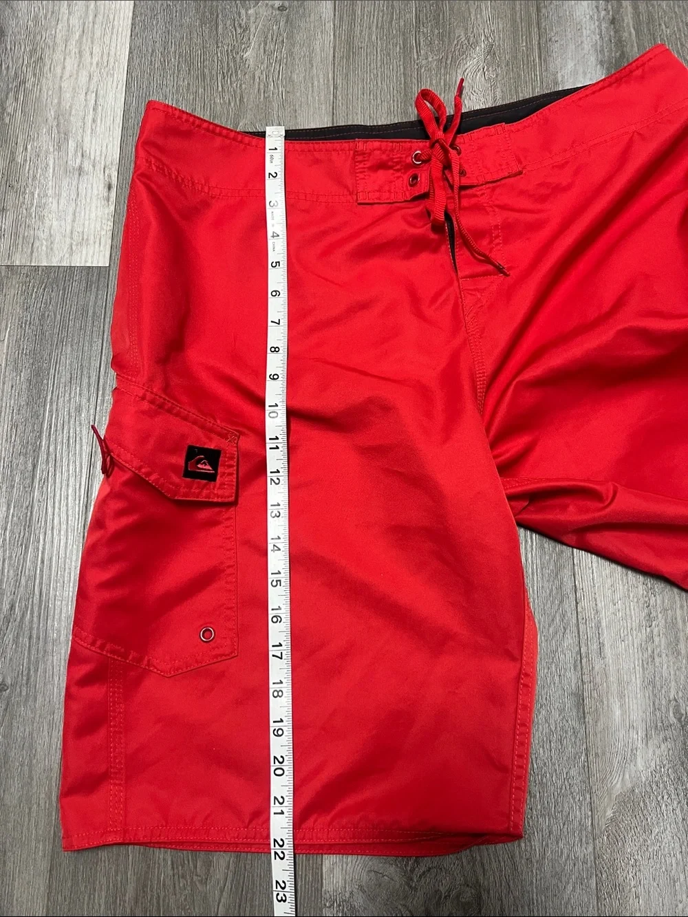Quicksilver men’s swim trunks / red / Size 36